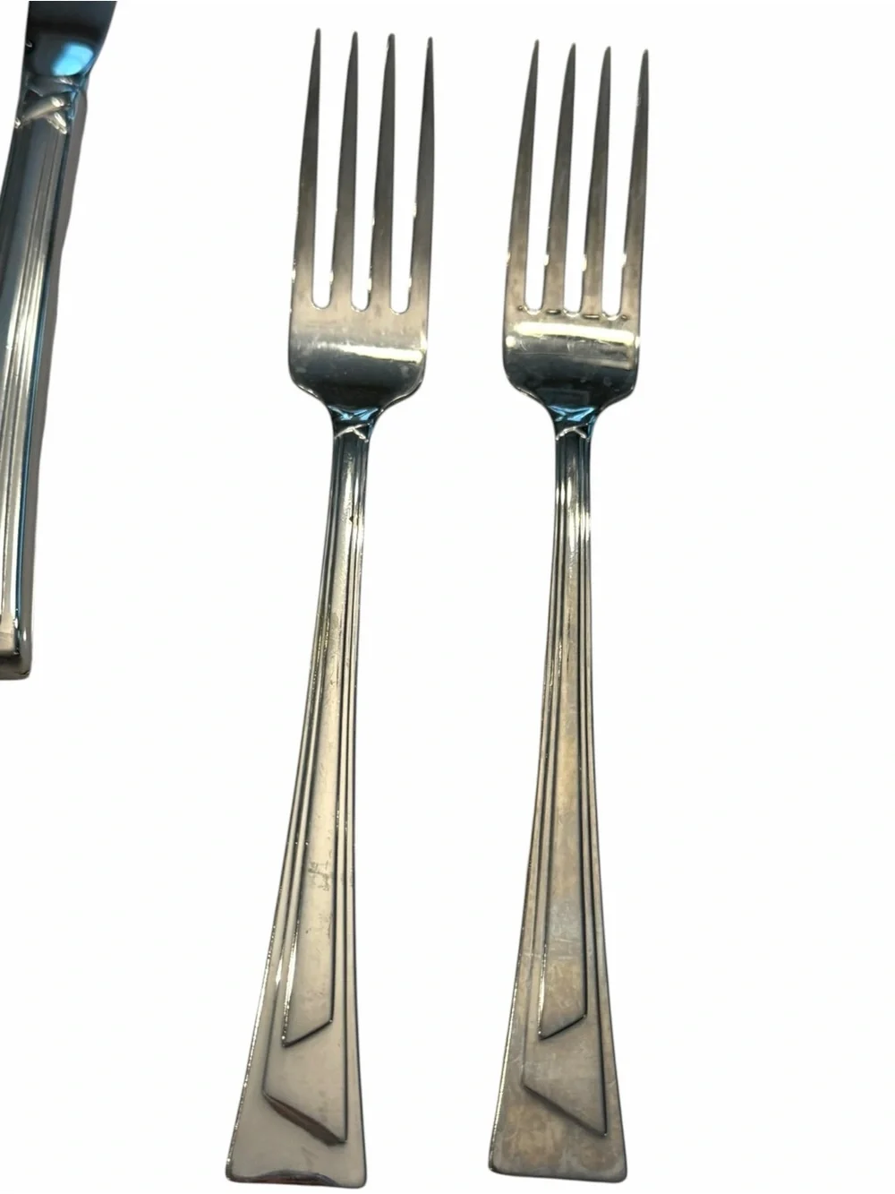 Oneida TREES Mirror Glossy Stainless Flatware Lot Replacement Set 24 Pieces